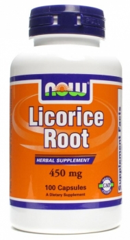 картинка Now Licorice Root 450 мг. 100 капс. от магазина
