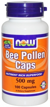 картинка Now Bee Pollen 500 мг. 100 капс. от магазина