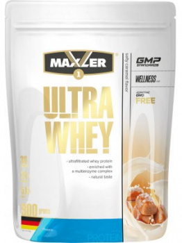 картинка Maxler Ultra Whey 2lb.900 гр. (Соленая карамель) от магазина
